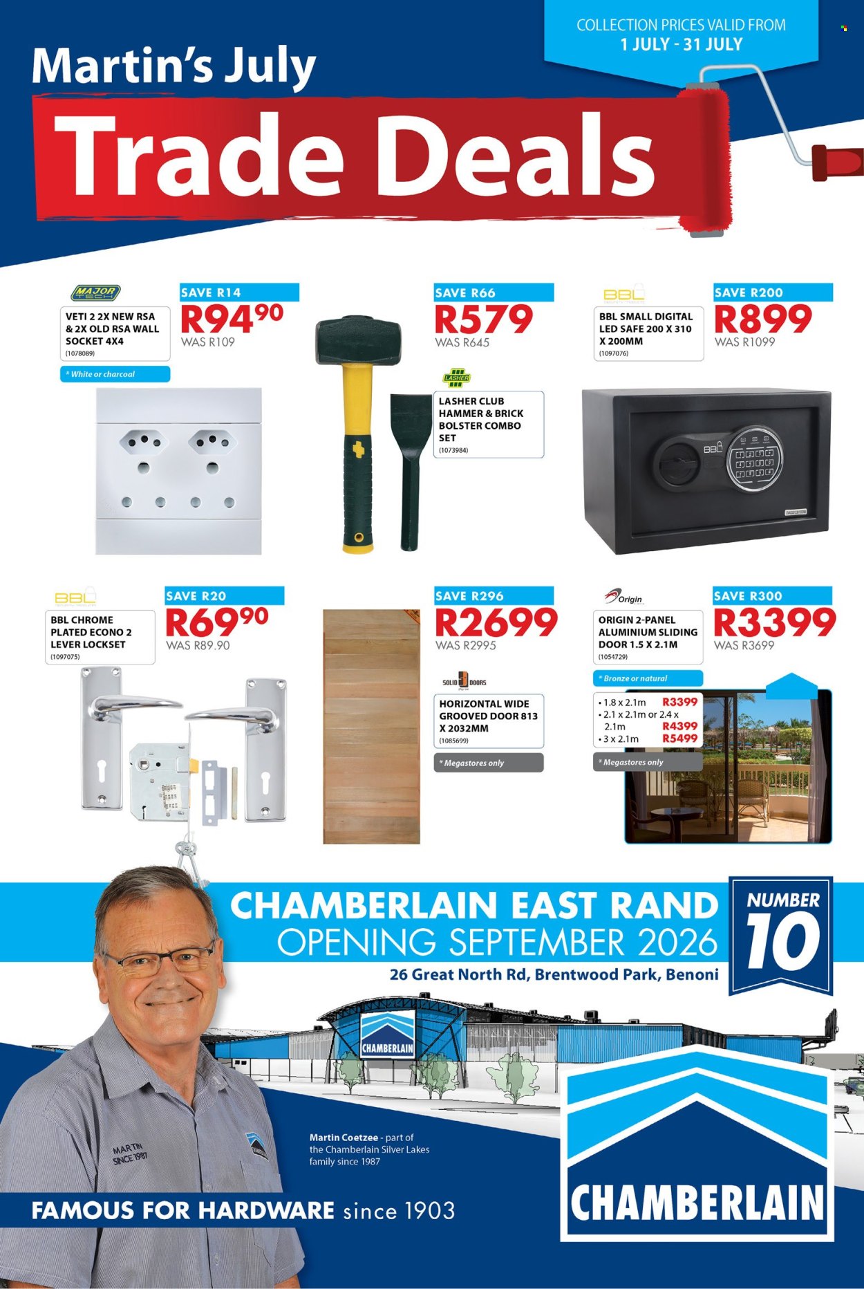 Chamberlain specials - 07.01.2026 - 07.31.2026. Page 1