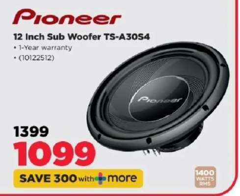 Pioneer 12 Inch Sub Woofer TS-A30S4