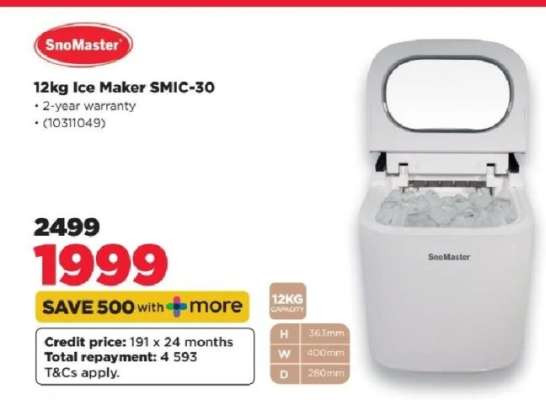 SnoMaster 12kg Ice Maker SMIC-30