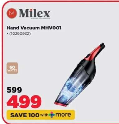 Milex Hand Vacuum MHV001