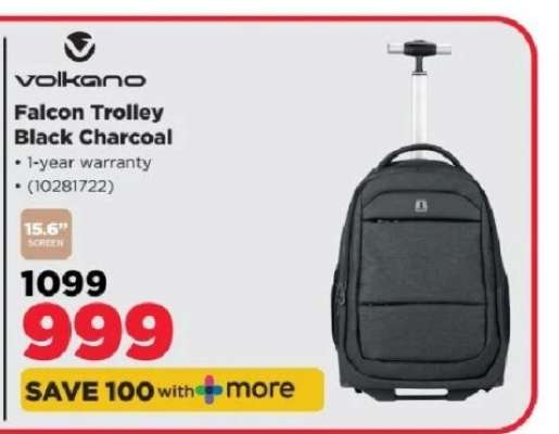 Volkano Falcon Trolley Black Charcoal