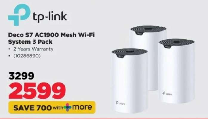 tp-link Deco S7 AC1900 Mesh Wi-Fi System 3 Pack