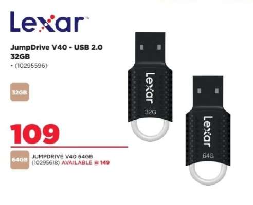 Lexar JumpDrive V40 - USB 2.0 32GB
