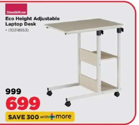 Steel&Rose Eco Height Adjustable Laptop Desk