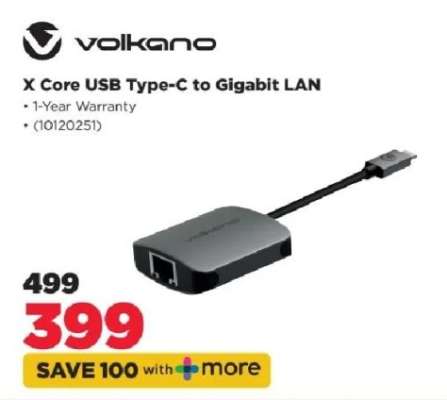 Volkano X Core USB Type-C to Gigabit LAN