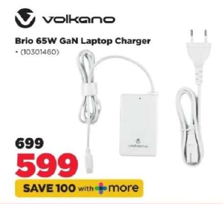 Volkano Brio 65W GaN Laptop Charger