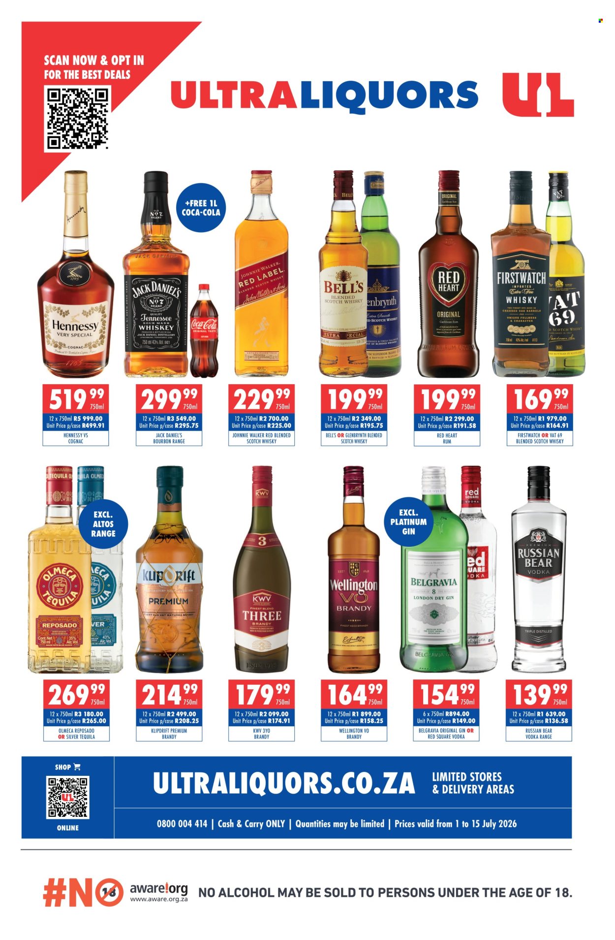 Ultra Liquors specials - 07.01.2026 - 07.15.2026. Page 1