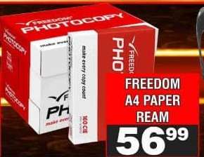 FREEDOM A4 PAPER REAM