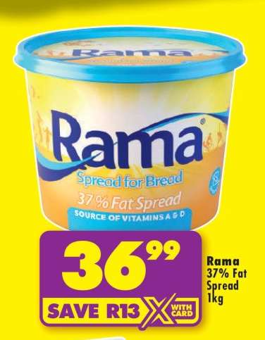 RAMA 37% FAT SPREAD 1kg