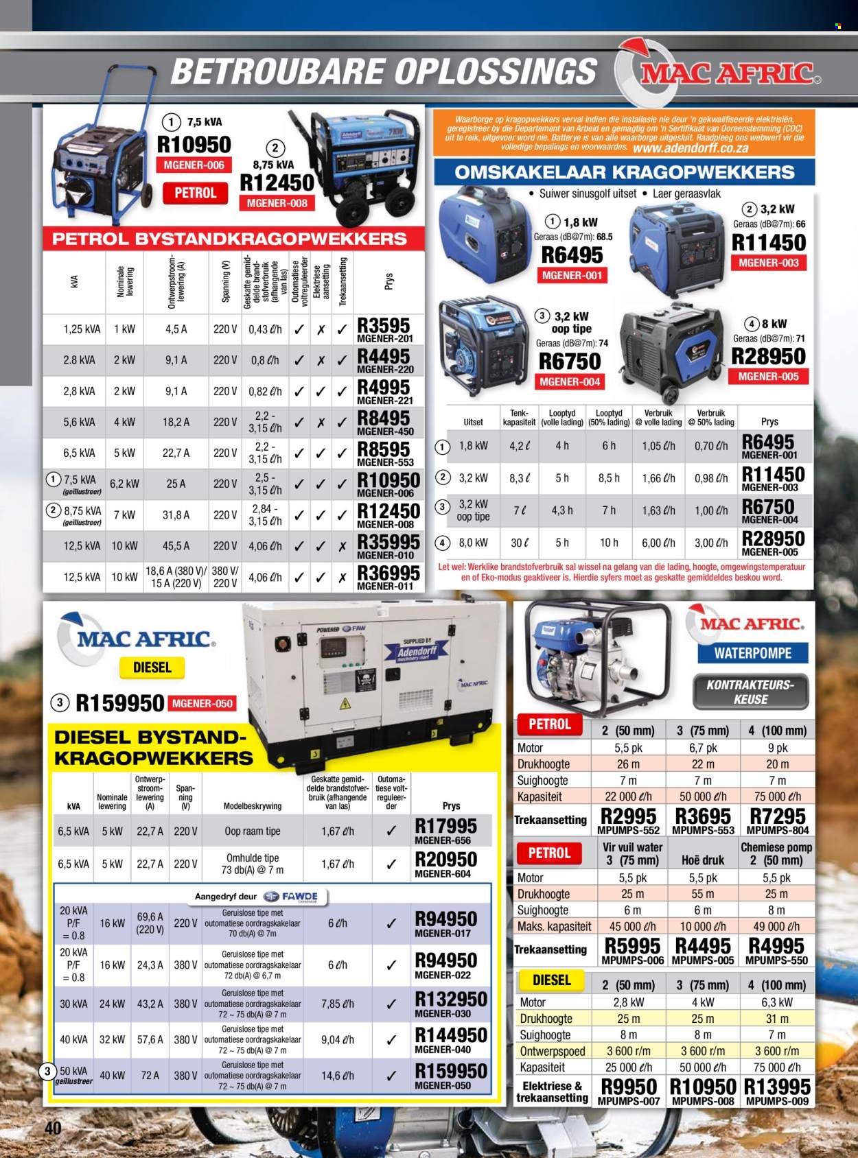 Adendorff Machinery Mart specials. Page 42