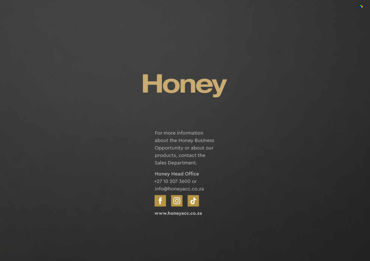 Honey specials. Page 34