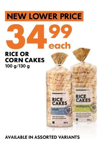 Rice or Corn Cakes