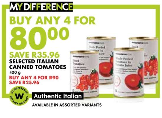 Selected Italian Canned Tomatoes