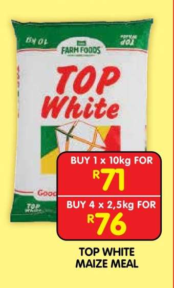 TOP WHITE MAIZE MEAL