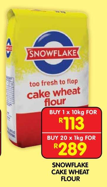 SNOWFLAKE CAKE WHEAT FLOUR