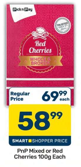PnP Mixed or Red Cherries 100g Each