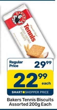 Bakers Tennis Biscuits Assorted-200g Each