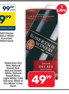 Robertson Winery Smooth Dry Red