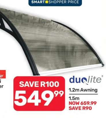 Duolite Awning 1.2m
