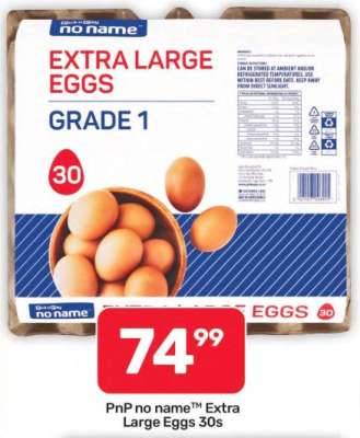 PnP no name™ Extra Large Eggs 30s