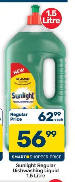 Sunlight Regular Dishwashing Liquid 1.5 Litre