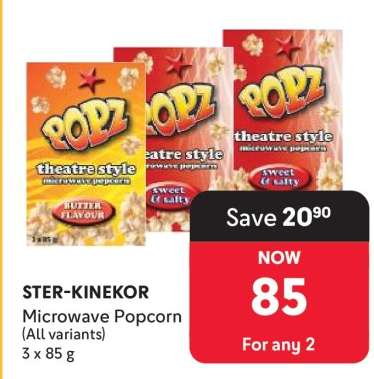 STER-KINEKOR Microwave Popcorn