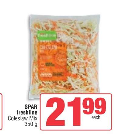 SPAR freshline Coleslaw Mix