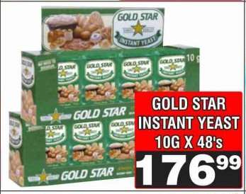 GOLD STAR INSTANT YEAST 10G X 48's