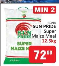 SUN PRIDE Super Maize Meal 12.5kg