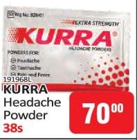 KURRA Headache Powder 38s