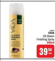 VIDA Oil Sheen Finishing Spray