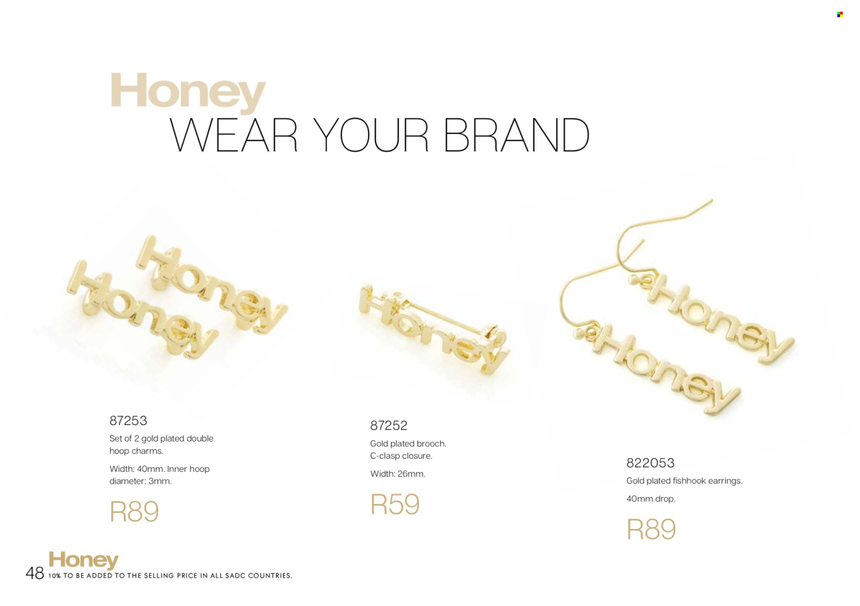 Honey specials. Page 50