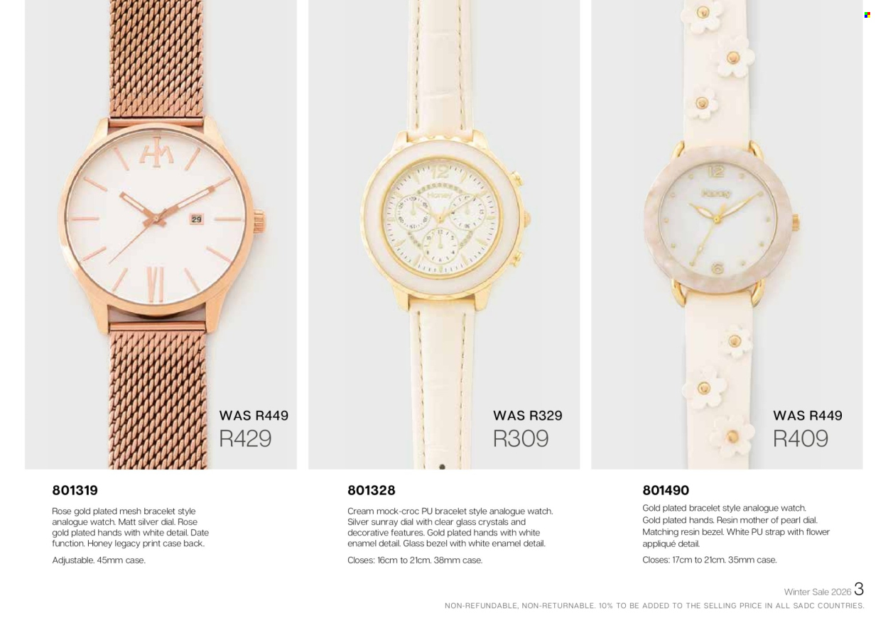 Honey specials. Page 3