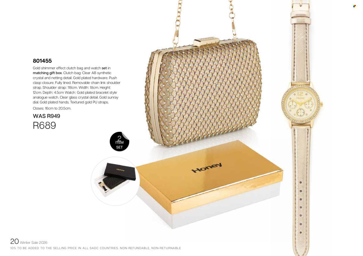 Honey specials. Page 20