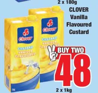CLOVER Vanilla Flavoured Custard