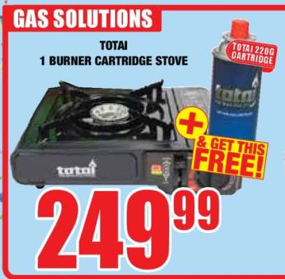 Totai 1 Burner Cartridge Stove