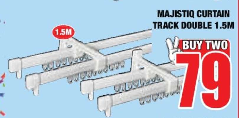MAJISTIQ CURTAIN TRACK DOUBLE 1.5M