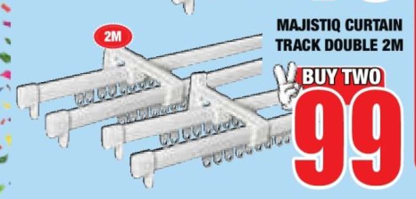 MAJISTIQ CURTAIN TRACK DOUBLE 2M