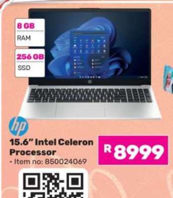 HP 15.6” Intel Celeron Processor