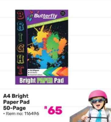 A4 Bright Paper Pad