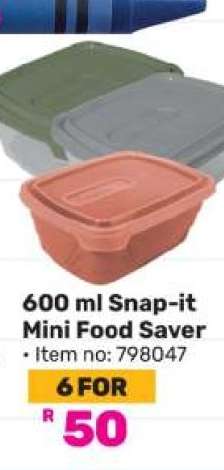 600 ml Snap-it Mini Food Saver
