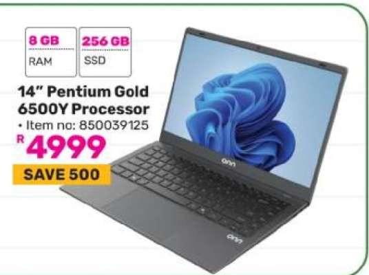 14" Pentium Gold 6500Y Processor Laptop