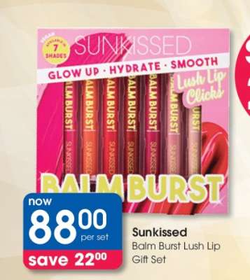 Sunkissed Balm Burst Lush Lip Gift Set