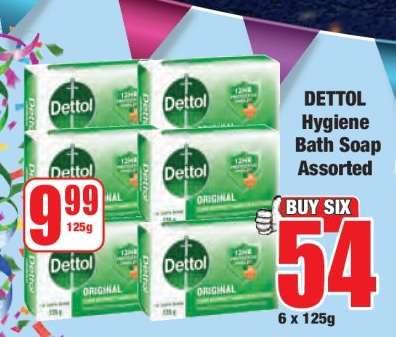 DETTOL Hygiene Bath Soap Assorted