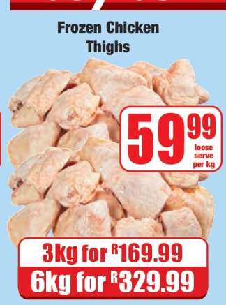 Frozen Chicken Thighs