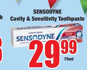 SENSODYNE Cavity & Sensitivity Toothpaste