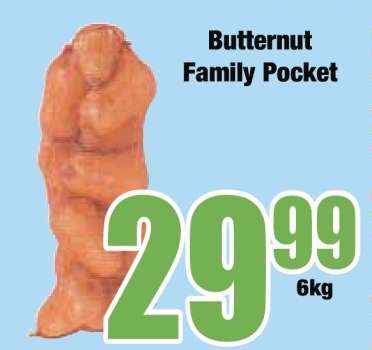 Butternut Family Pocket