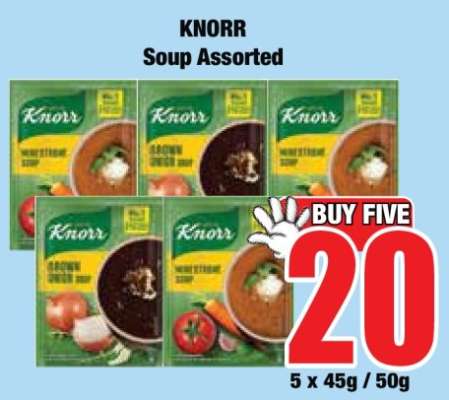 KNORR Soup Assorted