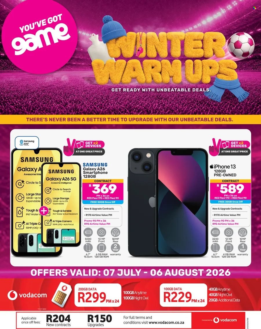 Game specials - 07.07.2026 - 08.06.2026. Page 1