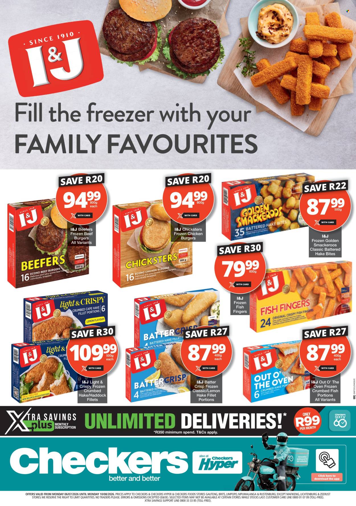Checkers specials - 07.06.2026 - 08.10.2026. Page 1
